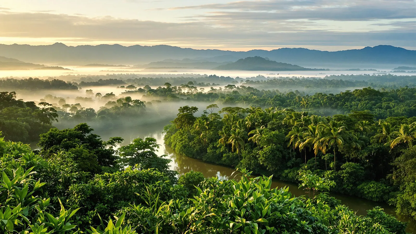 Forêt amazonienne en colombie