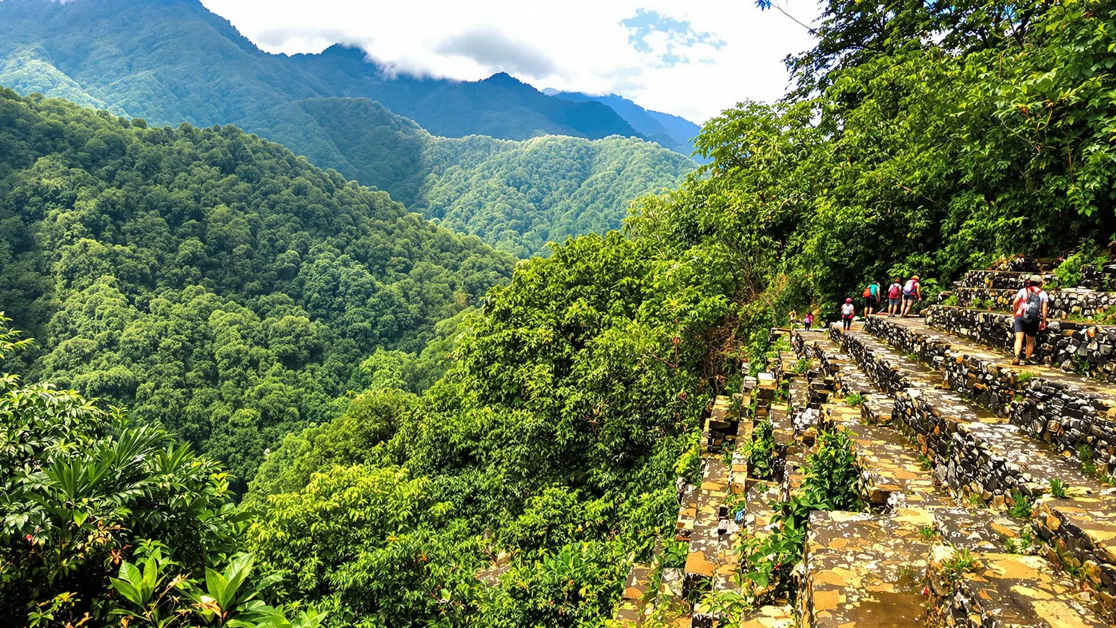 Codillières des andes en colombie