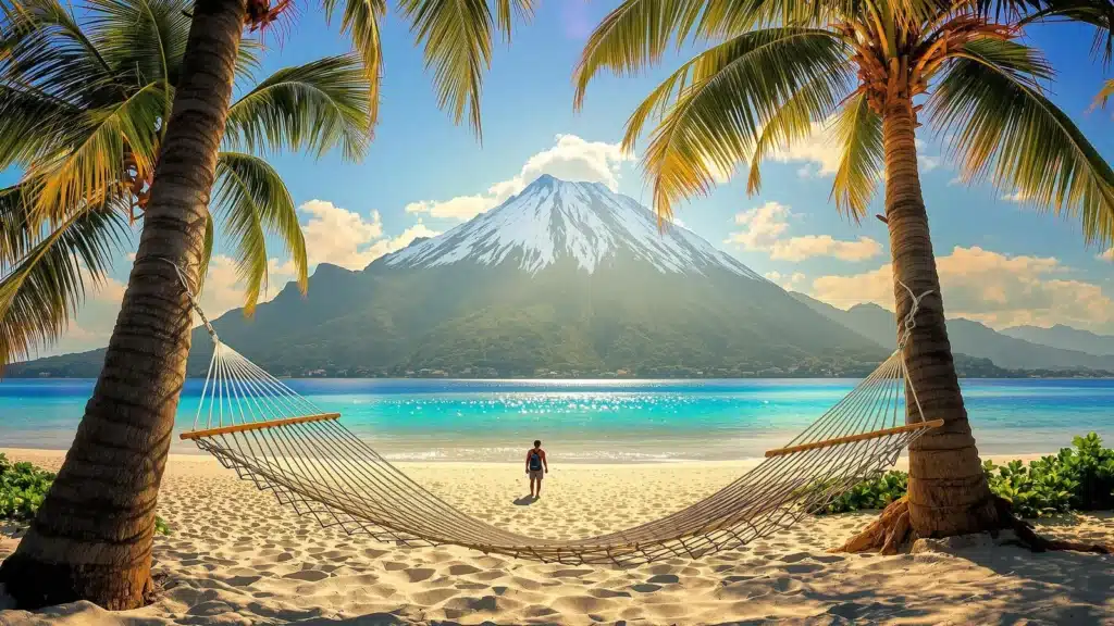 une plage magnifique en colombie