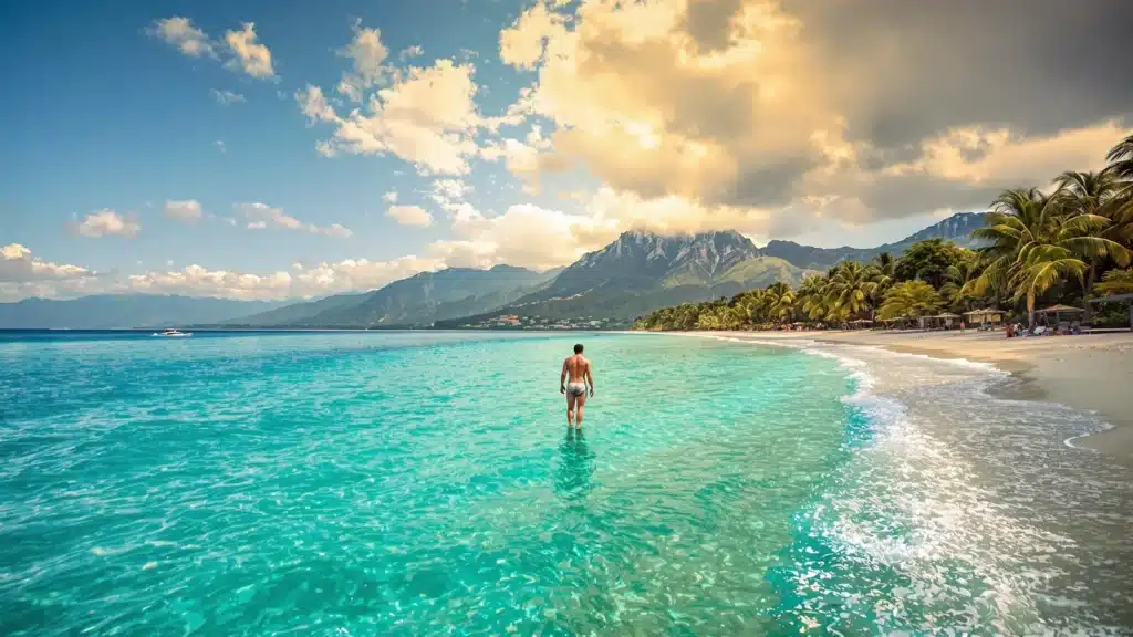 une plage magnifique en colombie