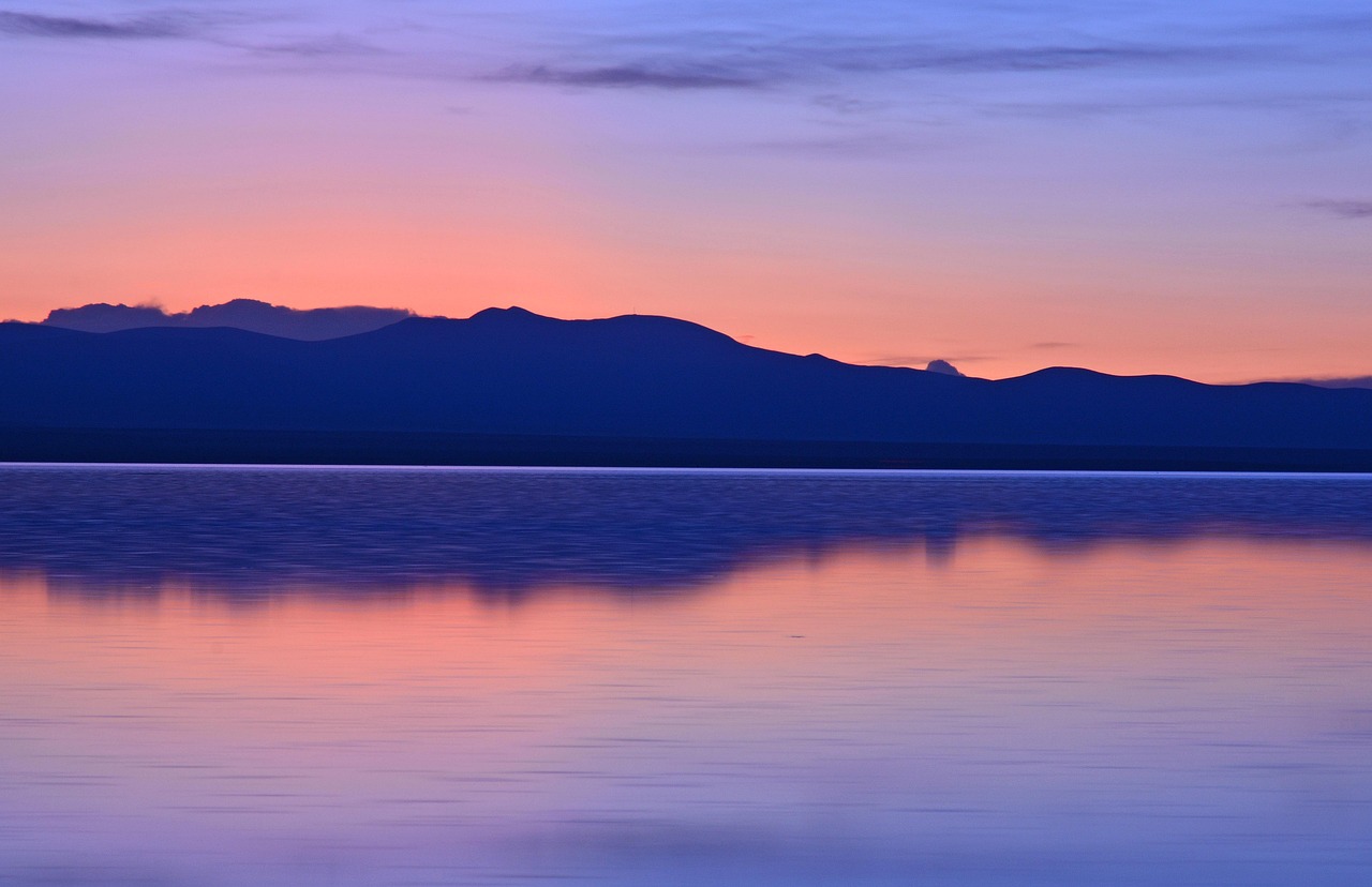 coucher du soleil à uyuni