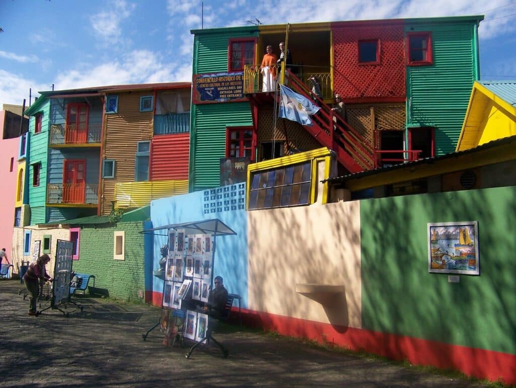 photo du quartier de la boca