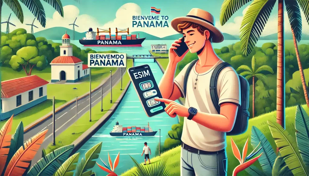 Détails du fichier joint DALL·E-2025-08-06-10.34.28-A-person-using-an-eSIM-on-their-smartphone-in-Panama-depicted-in-a-tropical-outdoor-setting.-The-individual-a-modern-traveler-wearing-light-clothes