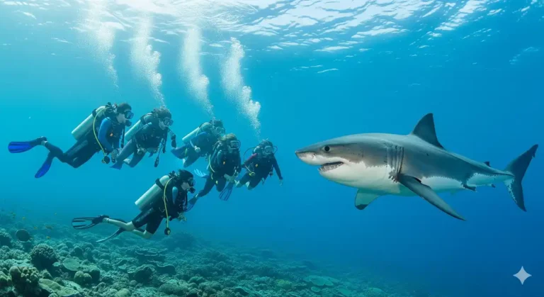 Lire la suite à propos de l’article À la rencontre du grand requin blanc : destinations mythiques pour un face-à-face inoubliable
