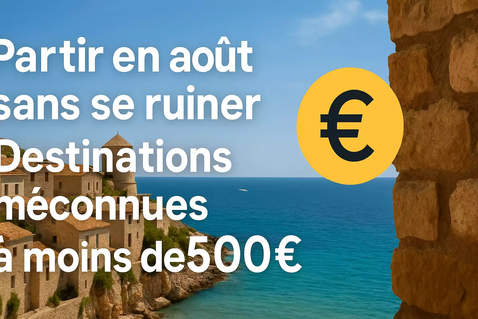 Lire la suite à propos de l’article Partir en août sans se ruiner : destinations méconnues à moins de 500 €