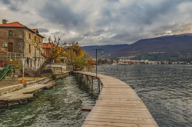 lake ohrid en macédoine du nord