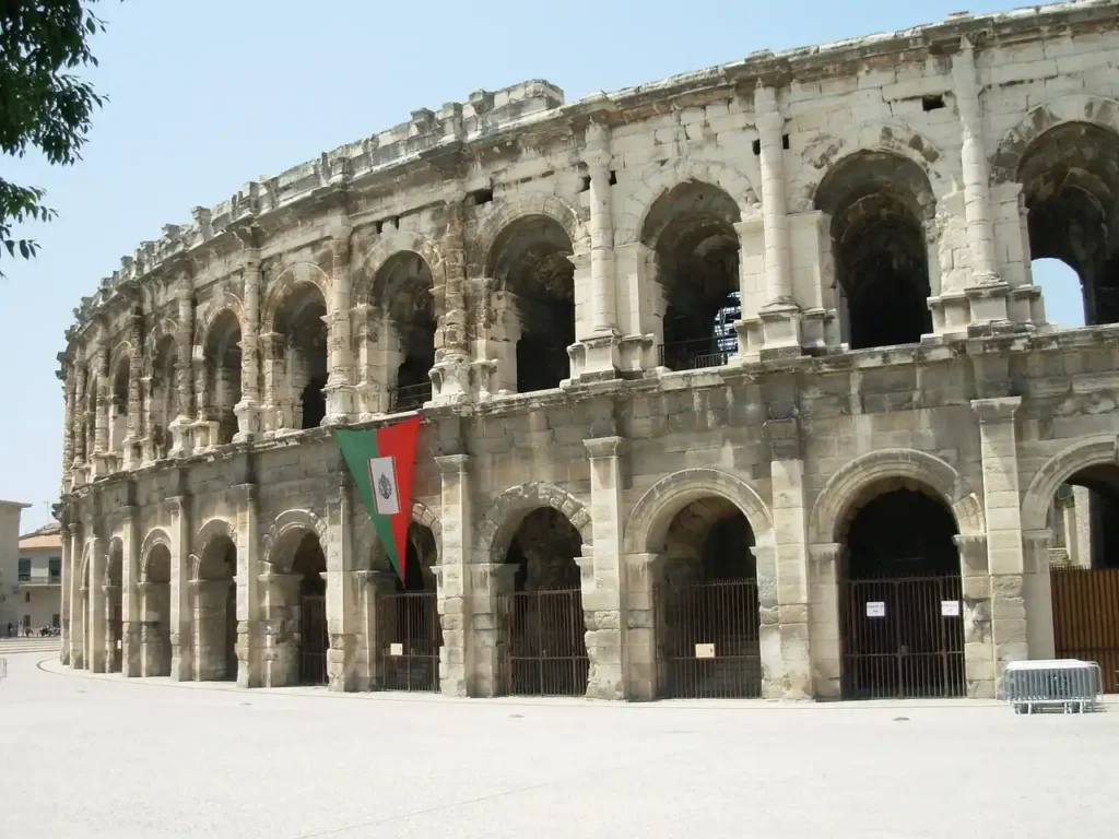 Arène de nimes en camargues
