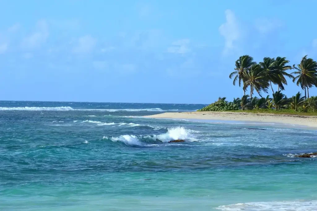 plage en guadeloupe