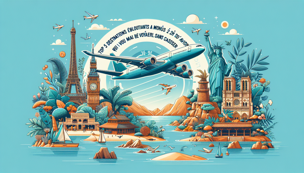 Top 5 Destinations Éblouissantes à Moins de 2h d'Avion qui Vont Vous Faire Voyager Sans Casser...