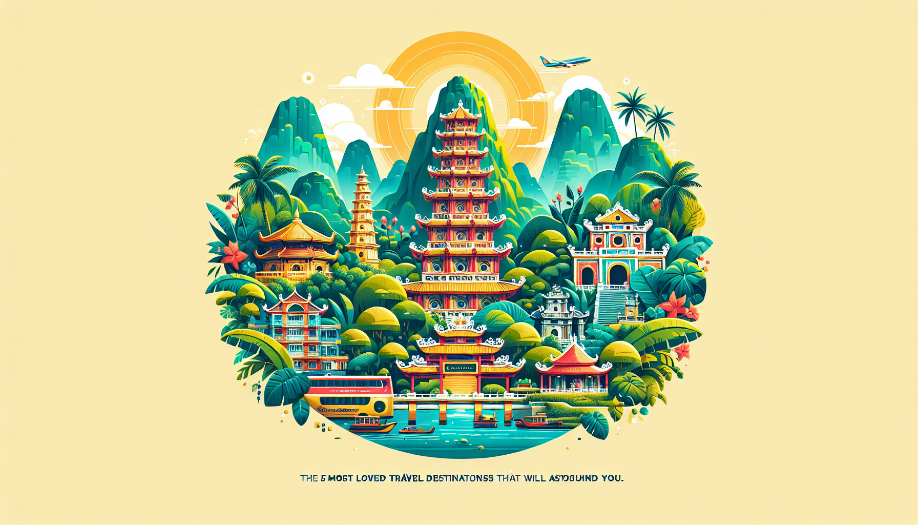 "Découvrez les 5 destinations au Vietnam que les voyageurs adorent et qui vont vous émerveiller !"