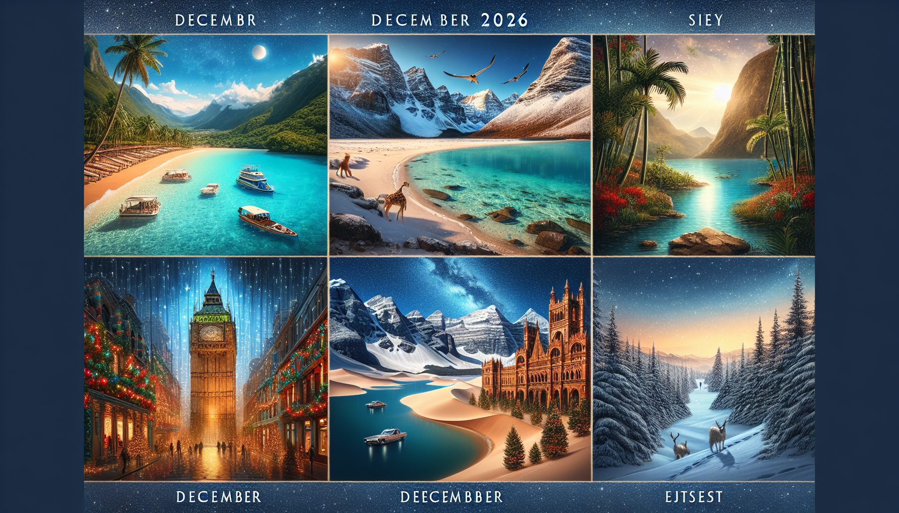 Top5DestinationsDeRêvePourDécembre2026:Évadez-vousVersCesParadisiaquesAventures!