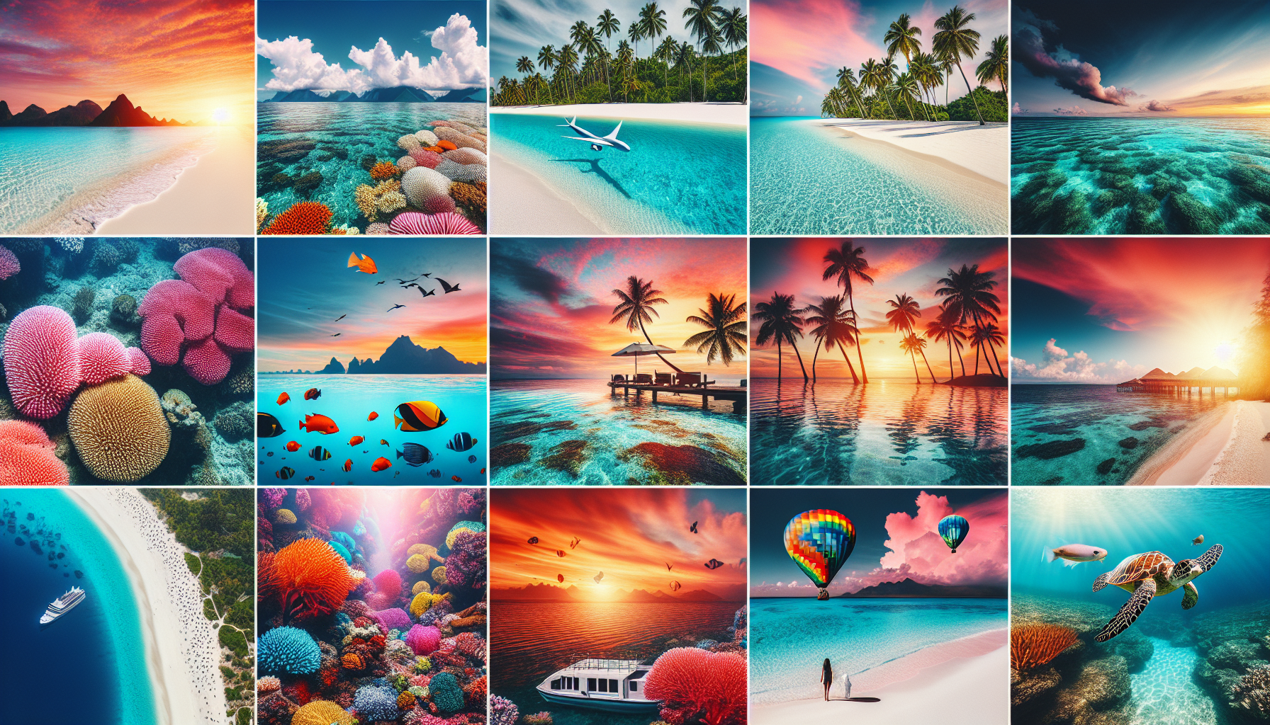 Top destinations incontournables à voir avant de mourir : plages paradisiaques