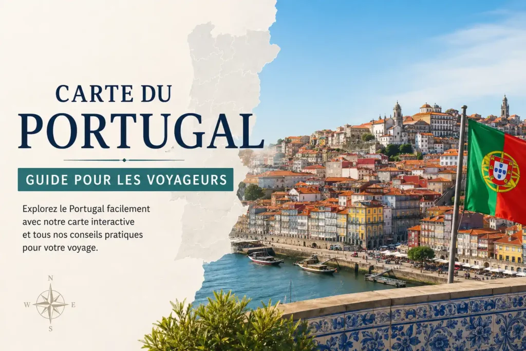 carte du portugal : guide pour les voyageurs