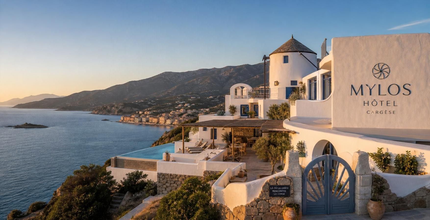 découvrez l'hôtel mylos à cargèse, un lieu unique alliant le charme grec authentique à l'hospitalité corse, pour une escapade inoubliable entre mer et traditions.