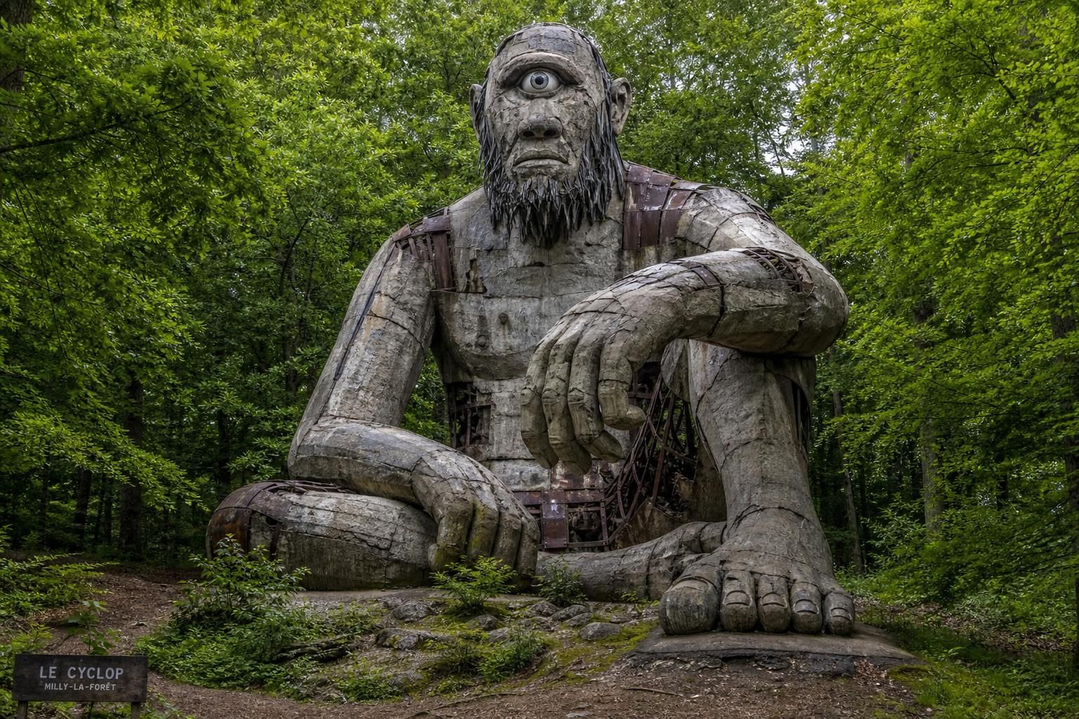 dĂ©couvrez milly-la-forĂȘt, ses merveilles artistiques avec le cyclop et la richesse botanique du conservatoire national des plantes.
