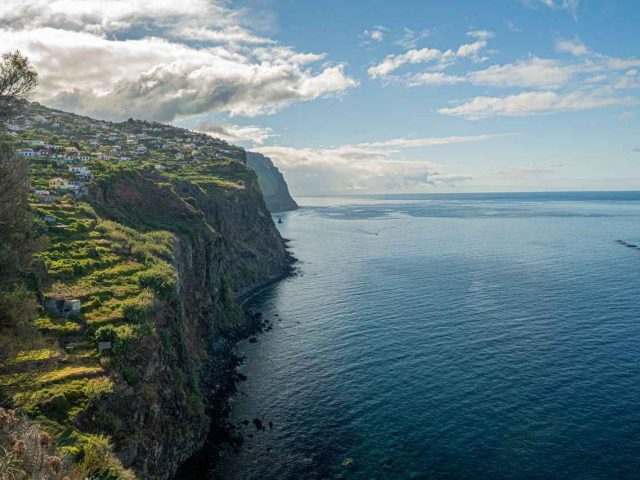 Vue sur l'ile de madère