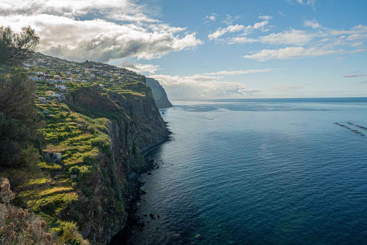 Vue sur l'ile de madère