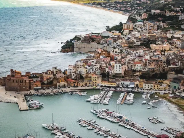 vue sur la côte en sicile