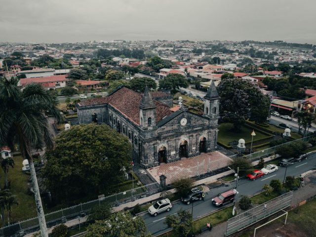 vue sur la cathédrale à SAN JOSé au costa rica