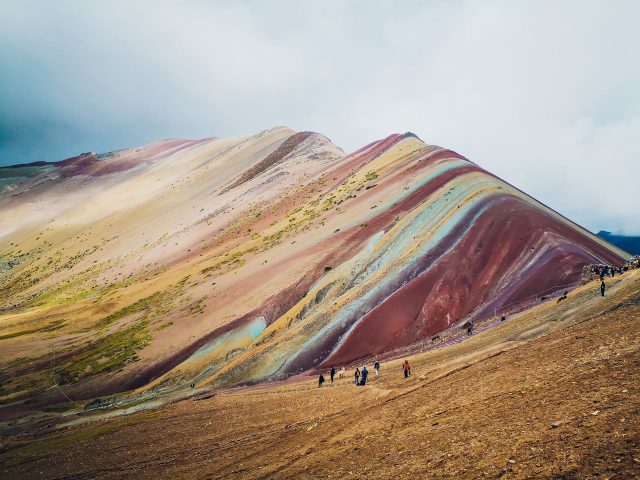 Montagne des couleurs au pérou.
