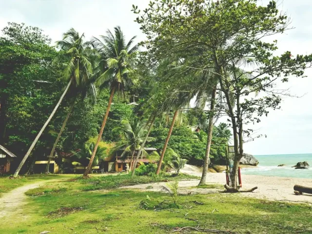 Vue sur laplage de koh phangan