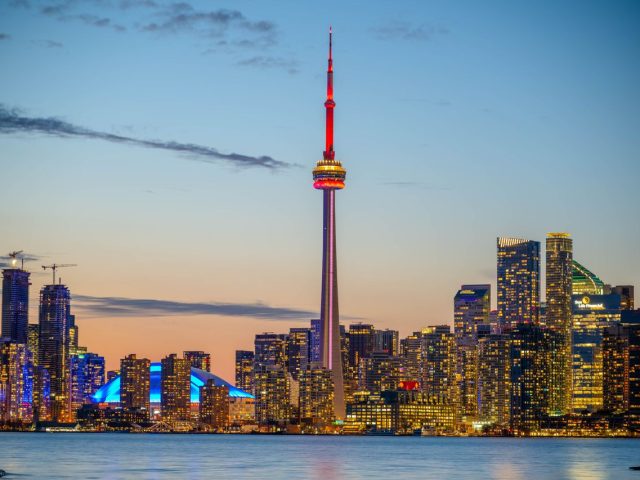 Vue sur la Skyline de toronto