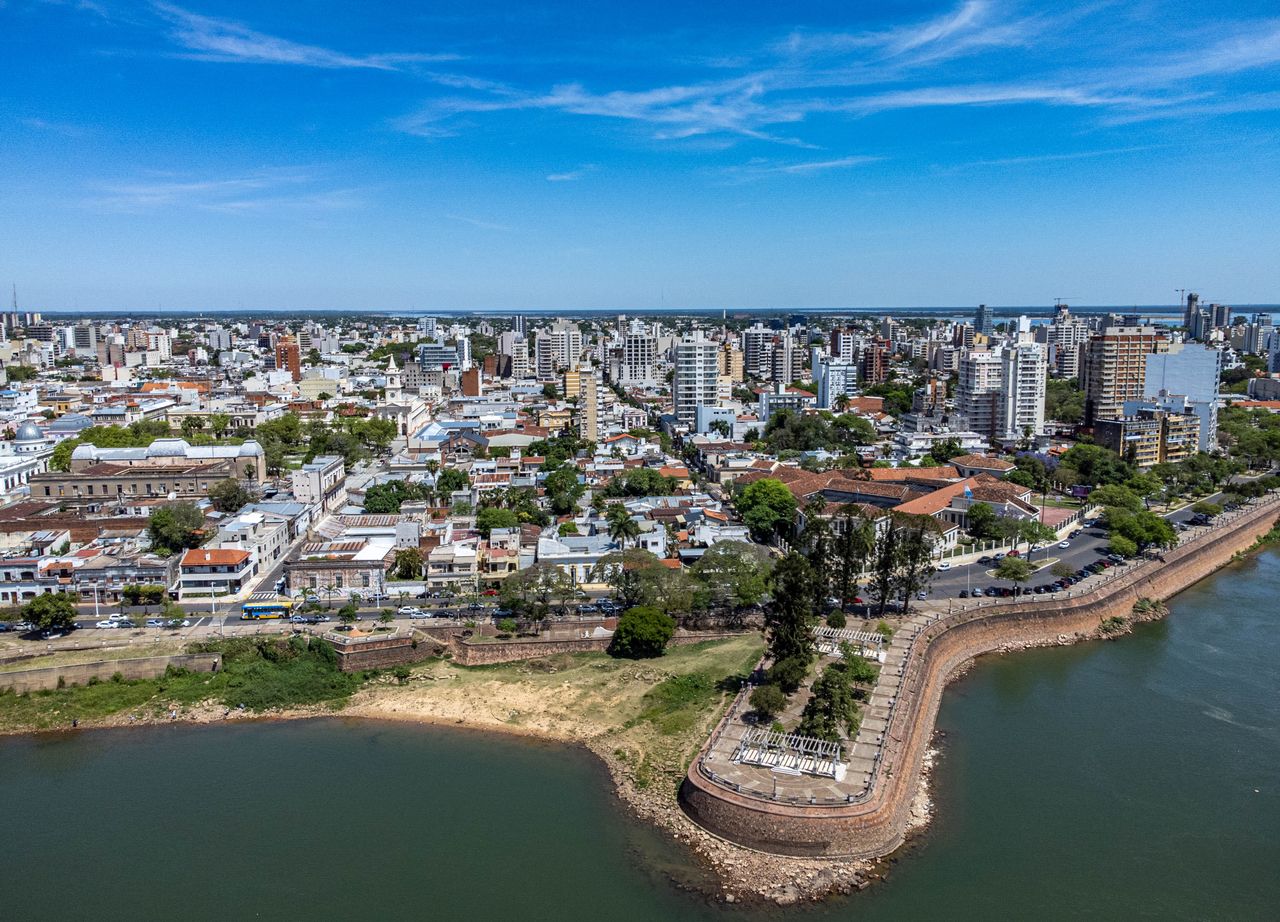 Vue panoramique sur asuncion