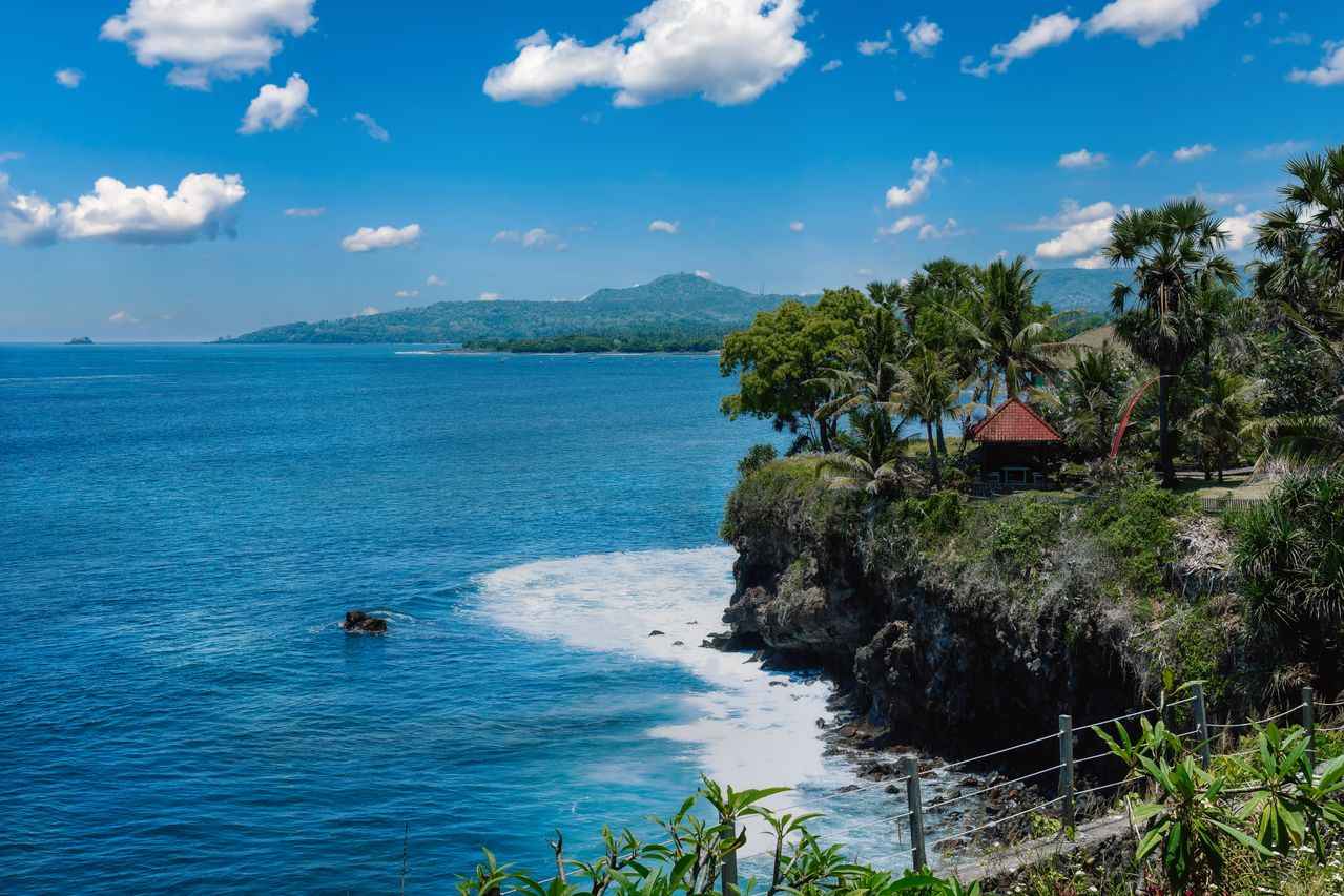 vue sur une plage de BALI